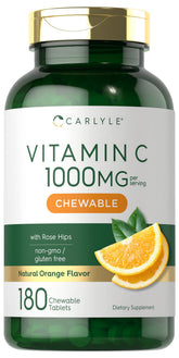 Carlyle Chewable Vitamin C 1000mg orange flavour front view