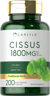 Carlyle Cissus Leaf Capsules 1000mg front view