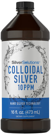 Carlyle Colloidal Silver 10 PPM Liquid Supplement front view