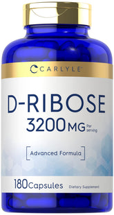 Carlyle D-Ribose 3200mg capsules front view