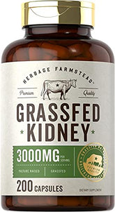 Carlyle Grassfed Kidney Capsules 3000mg front view