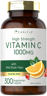 Carlyle High Strength Vitamin C 2000mg caplets front view