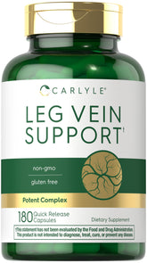 Carlyle Leg Vein Support Capsules bottle front view