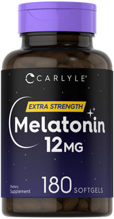 Carlyle Melatonin 12 mg Softgel Capsules front view