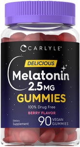 Carlyle Melatonin Gummies 90 Count pack front view