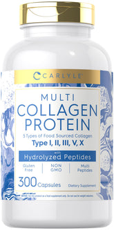 Carlyle Multi Collagen Capsules front view with packaging