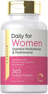 Carlyle Multivitamins for Women front view with packaging