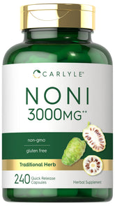 Carlyle Noni Herbal Supplement 60 quick-release capsules front view