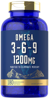 Carlyle Omega 3-6-9 Complex 1200 mg softgels front view