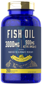 Carlyle Omega 3 Fish Oil 3000mg softgels front view