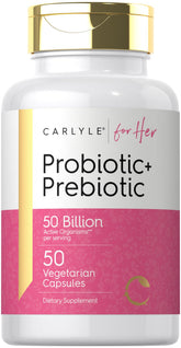 Carlyle Probiotic for Her 50 Billion CFU capsules front view