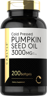 Carlyle Pumpkin Seed Oil Softgels 3000mg front view