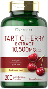 Carlyle Tart Cherry Extract 1000mg capsule bottle front view