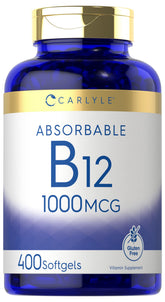 Carlyle Vitamin B-12 1000 mcg Softgels front view