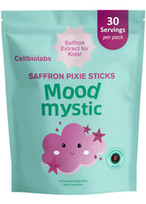 Cellbiolabs Saffron Pixie Sticks for Kids box front view