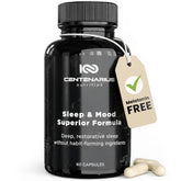 Centenarius Nutrition Sleep and Mood Formula 60 Count Capsules front view