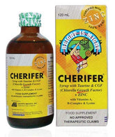 Cherifer Zinc 120ML liquid supplement bottle front view