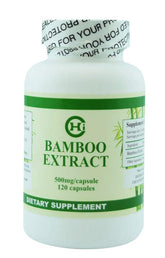 Chi's Enterprise Bamboo Extract 500mg 120 capsules front view