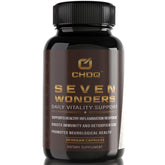CHOQ Mushroom Supplement front view with 30 vegan capsules
