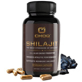 CHOQ Shilajit Supplement 50g front view with packaging