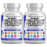 Clean Nutraceuticals Bilberry Eye Supplement front view
