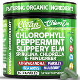 Clean Nutraceuticals Chlorophyll Capsules front view with packaging