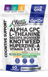 Clean Nutraceuticals CogniZen Nootropic Brain Supplement front view