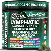 Clean Nutraceuticals Elderberry Lymphatic Drainage Capsules front view