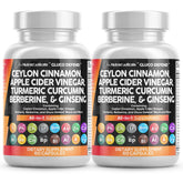 Clean Nutraceuticals Gluco Defend Cinnamon Supplements front view