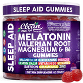 Clean Nutraceuticals Melatonin Gummies 10mg front view packaging
