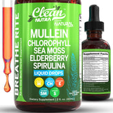 Clean Nutraceuticals Mullein Lung Support Tincture front view