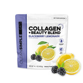 Clean Simple Eats Collagen + Beauty Blend 400g pouch front view