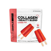 Clean Simple Eats Collagen + Beauty Blend Cherry Ice front view