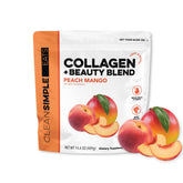 Clean Simple Eats Collagen + Beauty Blend Peach Mango front view