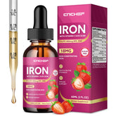 CNCHEF Iron Supplement Liquid front view with dropper