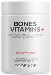 Codeage Bones Vitamins+ 100g front view with packaging