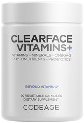 Codeage Clearface Vitamins+ front view with packaging