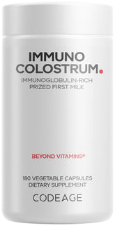 Codeage daily wellness Colostrum Capsules bottle front view