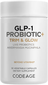 Codeage GLP-1 Probiotic+ 30 capsules front view