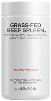 Codeage Grass-Fed Beef Spleen Supplement bottle front view