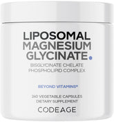 Codeage Liposomal Magnesium Glycinate 350mg 60 capsules front view