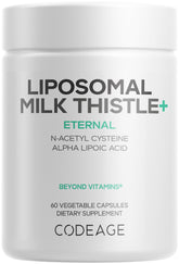 Codeage Liposomal Milk Thistle+ Supplement bottle front view