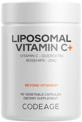 Codeage Liposomal Vitamin C+ 1500mg front view of bottle