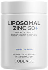 Codeage Liposomal Zinc 50mg 100 capsules front view
