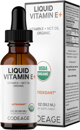 Codeage Liquid Vitamin E Supplement bottle front view