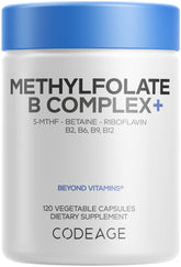 Codeage Methylfolate B Complex capsule bottle front view