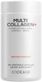 Codeage Multi Collagen+ supplement bottle front view with 60 capsules