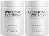 Codeage Organic Turmeric Curcumin Supplement bottle front view