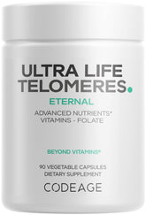 Codeage Ultra Life Telomers front view of packaging