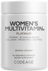 Codeage Women's Multivitamin Platinum 30 Capsules front view